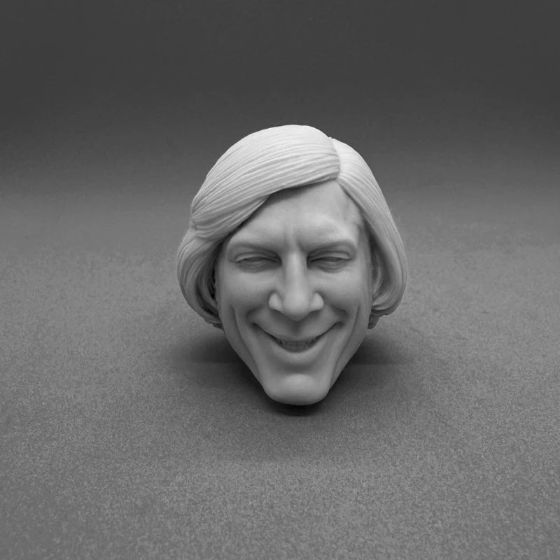 1/6 Scale Resin Diecast Head Sculpture Model Movie Characters Collection Head Carving Fit 12'' Action Figure Unpainted