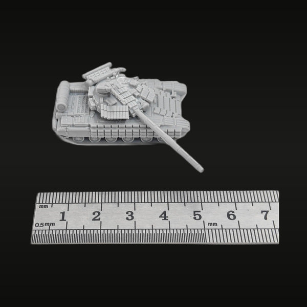 Cold War Soviet T-64BV Main Battle Tank Micro-Scale 1/285 Resin Vehicle Kit