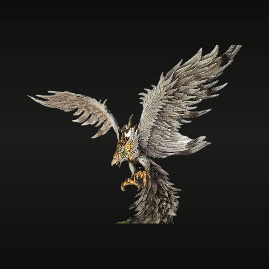 Fantasy Storm Eagle with Golden Talons 120mm Resin Beast Kit - unpainted resin model kit