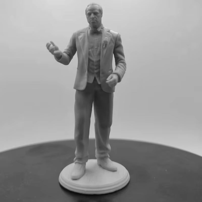 1940s Mobster in Suit 1/24 Resin Figure Kit - resin model view 3
