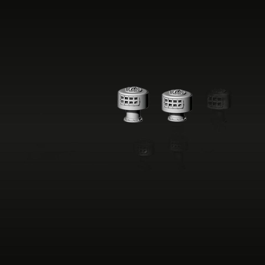WWII IJN Mushroom Ventilation Fittings Set 1/350 Resin Ship Kit - unpainted resin model kit