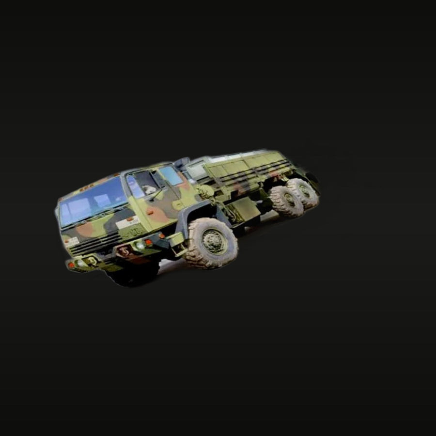 Modern Japanese JGSDF Military Cargo Truck Camouflage 1/35 Resin Vehicle Kit - unpainted resin model kit