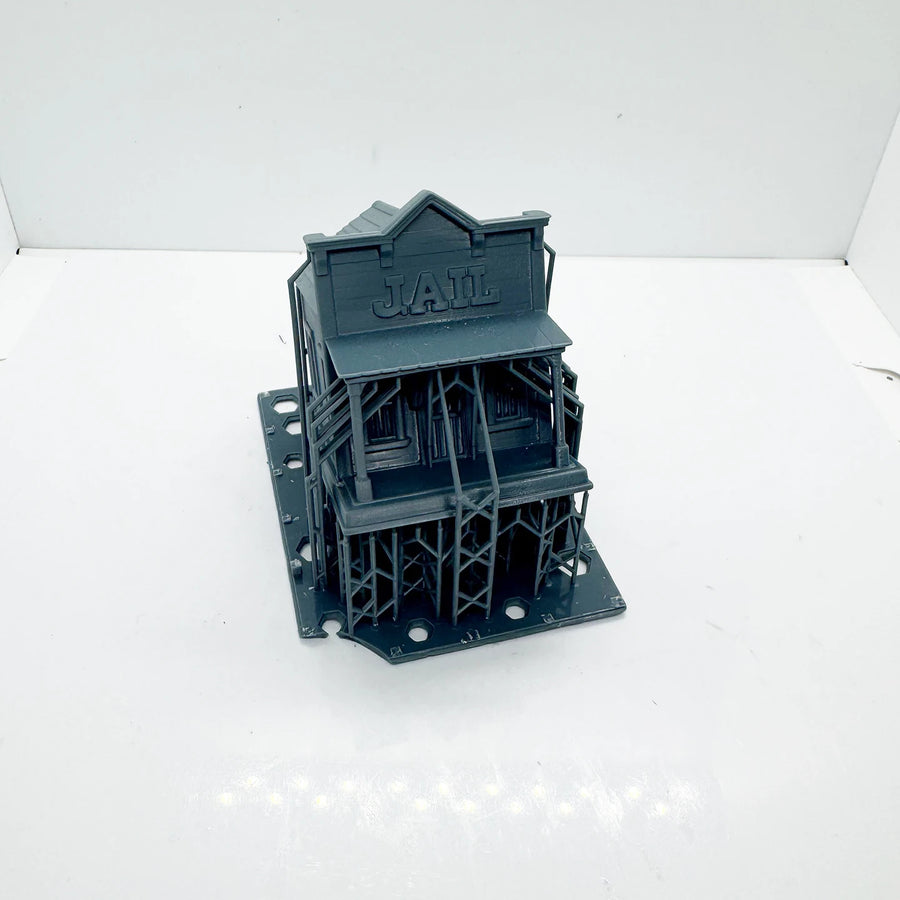 Vintage Western Jail Building LYTS118 1/87 1/160 1/220 Miniature Building Military Car