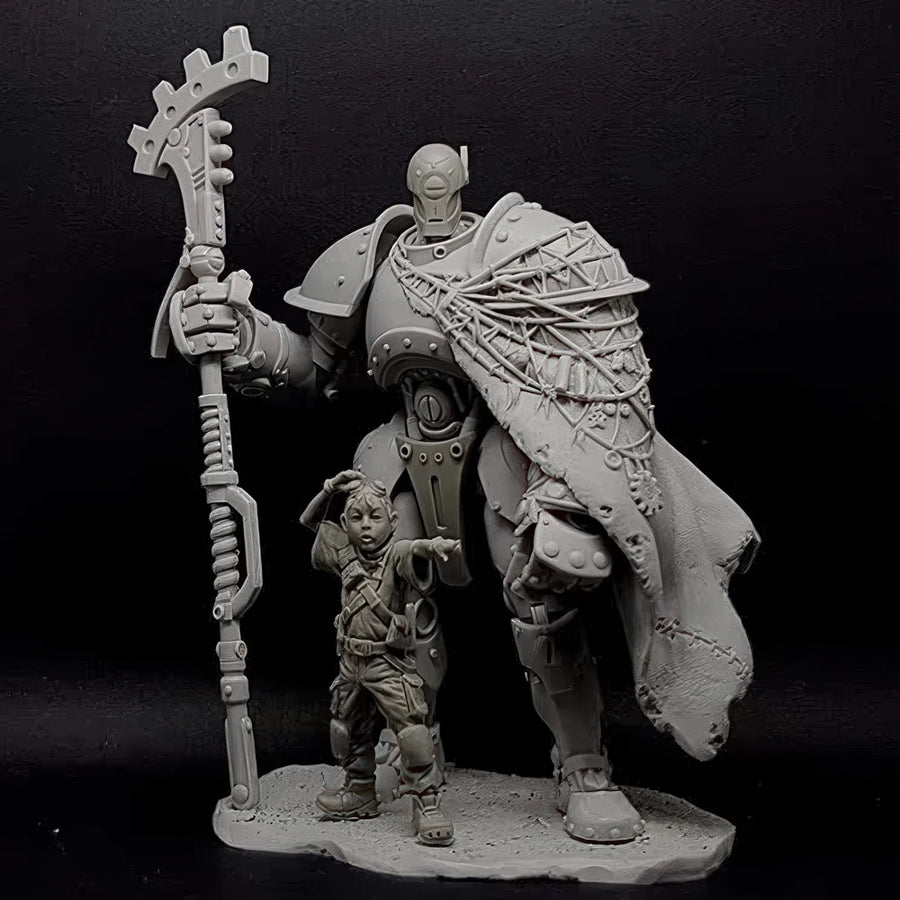 Resin Model Figure, GK, 1/24 Guardian, Fantasy Theme, Unassembled and Unpainted Kit