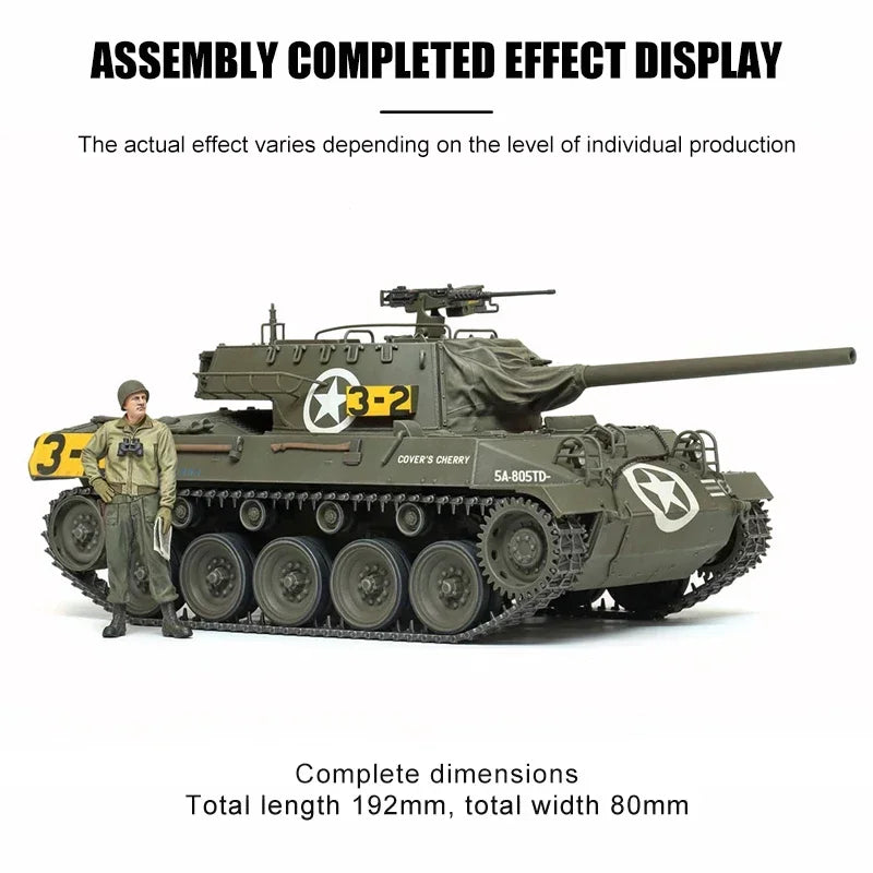 1/35  Model 35376 US M18 Hellcat Tank Destroyer Assembly Tank Scale Model Kit
