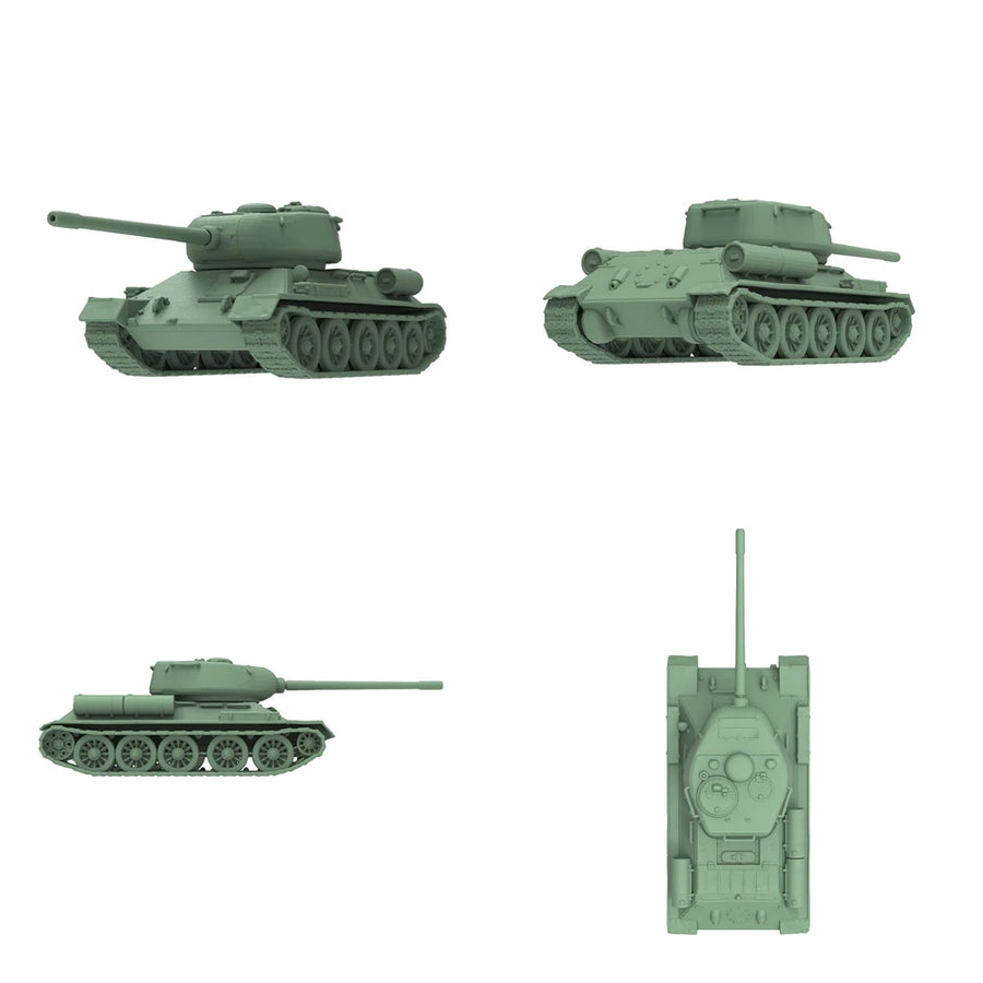 Soviet T-34-100 Medium Tank MRY-SFW SS883 1/56 1/72 1/100 15Mm Wargaming 28Mm Military Model Kit