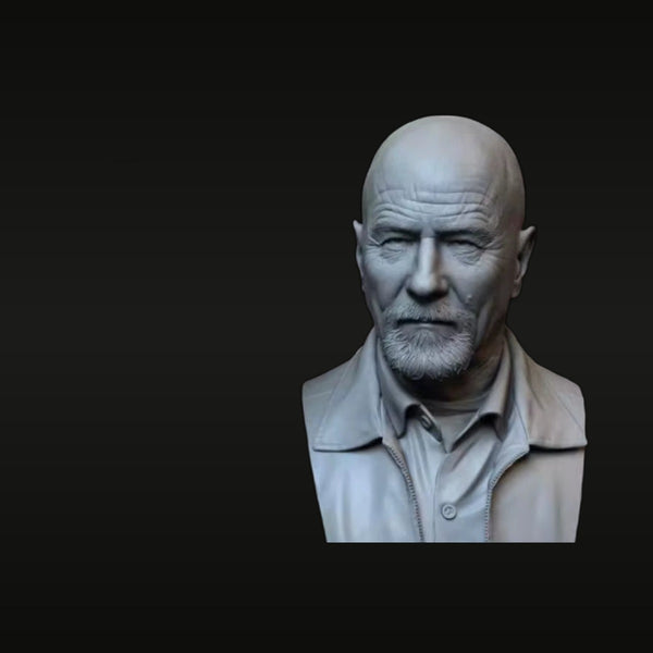 Modern Male Character Bust Goatee Beard 55mm Resin Kit