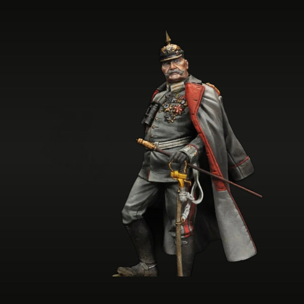 WWI German General Paul von Hindenburg 1914 75mm Resin Figure Kit