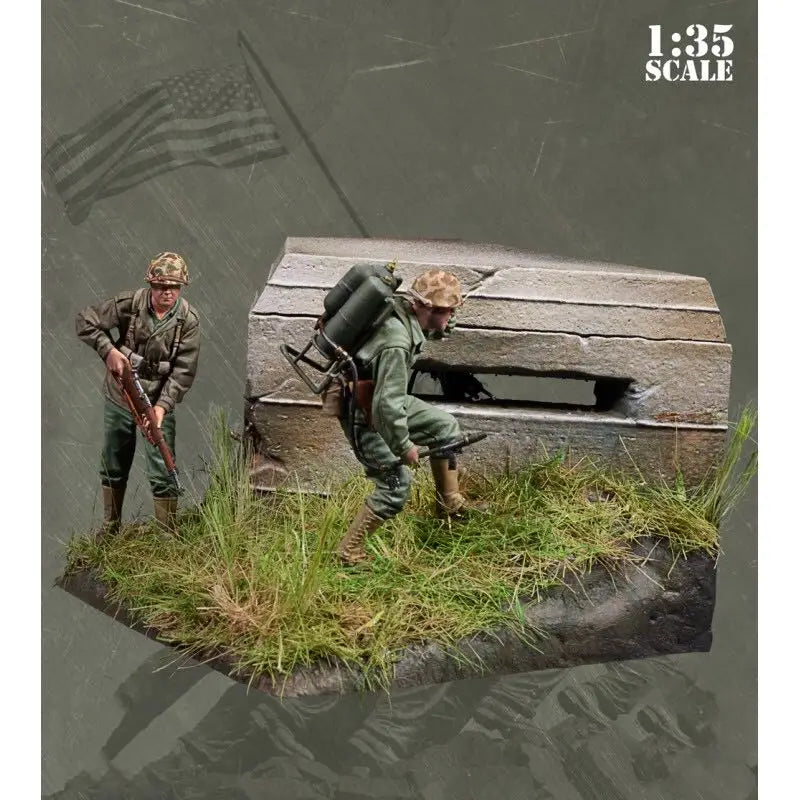 1/35 Resin Model Figure GK， Unassembled and Unpainted Kit