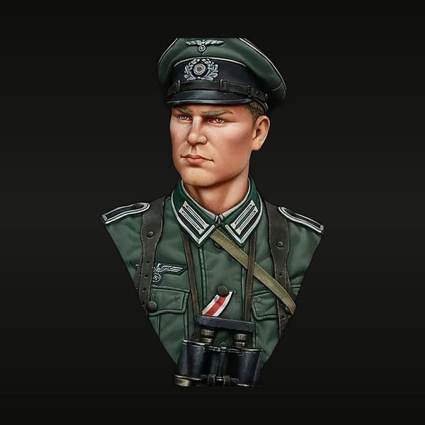 WWII German Luftwaffe Officer Bust 1/10 Resin Figure Kit