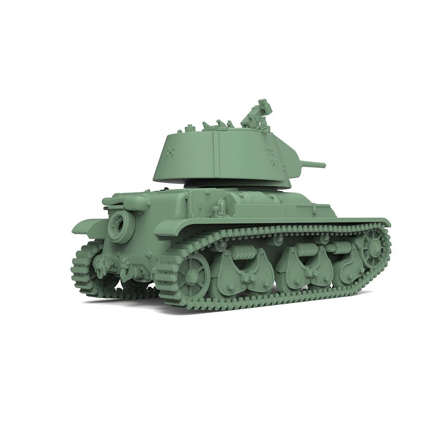 WWII French R35 Light Tank 1/87 Resin Vehicle Kit - resin model view 4