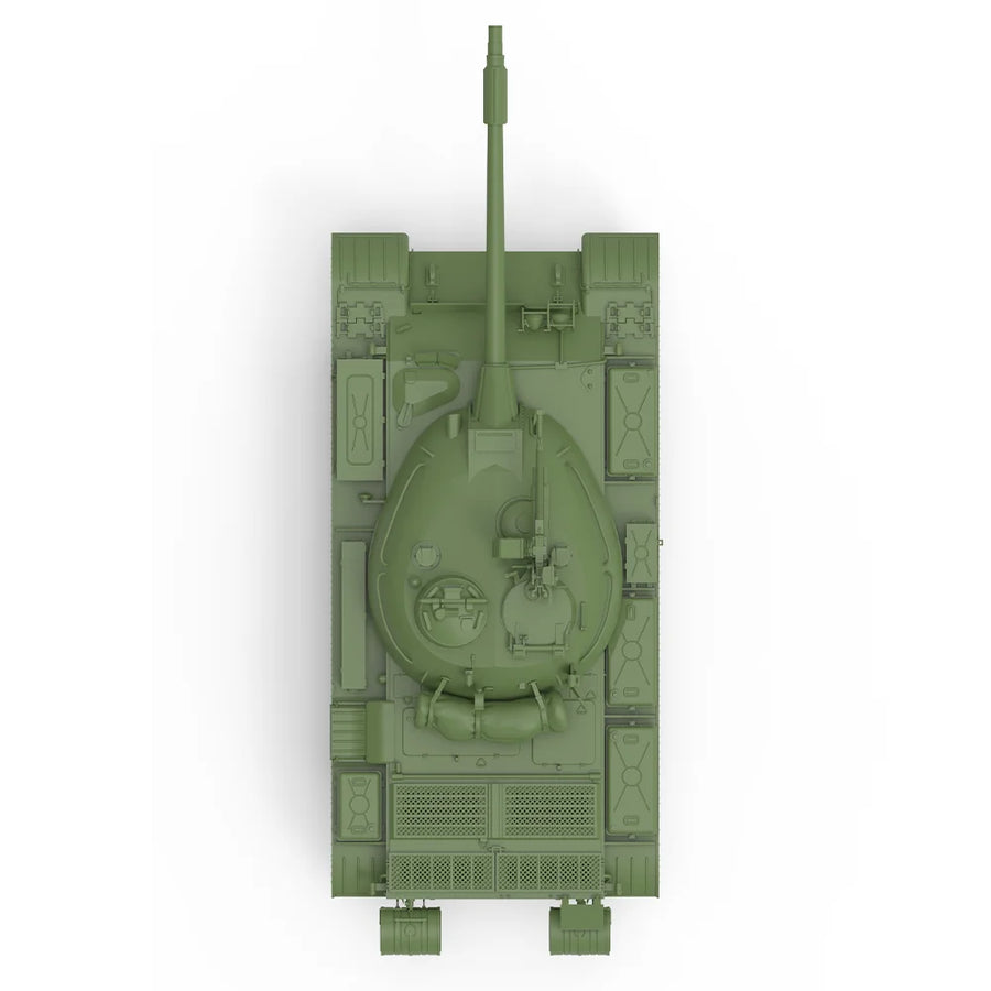 Cold War Soviet T-54/T-55 Medium Tank 1/87 Resin Vehicle Kit - resin model view 5