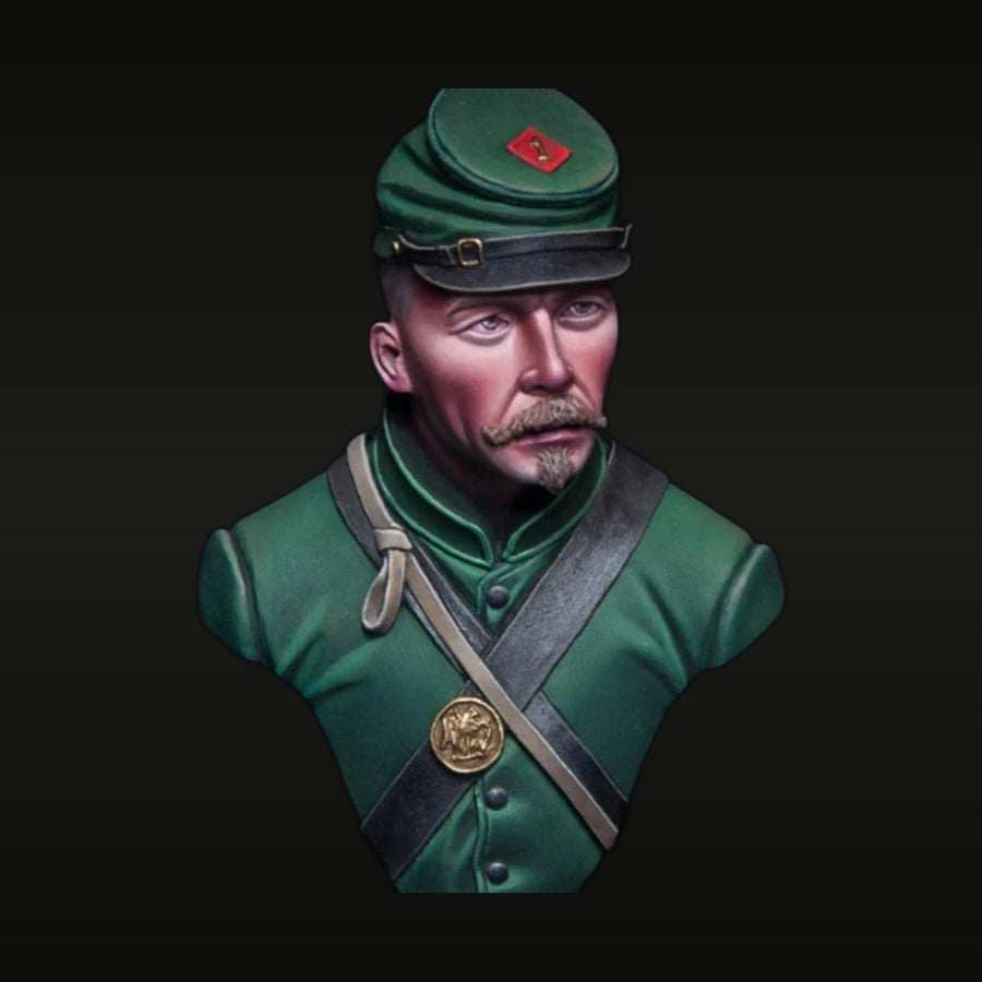 American Civil War Union Sharpshooter Bust 1/16 Resin - unpainted resin model kit
