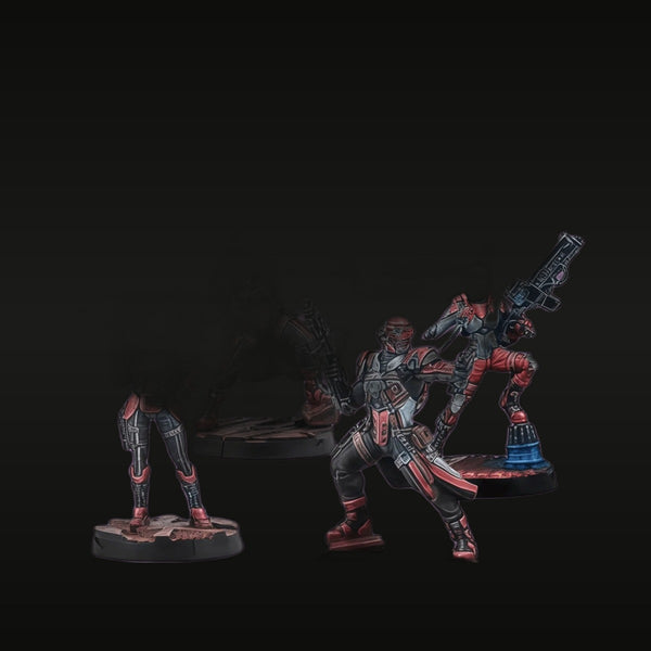 Sci-Fi Female Nomad Warriors Reinforcements Pack 28mm Pre-Painted Resin Set
