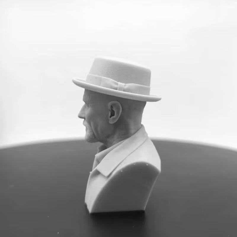 Modern Male Character Bust Goatee Beard 55mm Resin Kit - resin model view 3