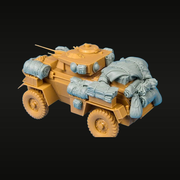WWII British Humber Mk III Armoured Car with Stowage 1/35 Resin Vehicle Kit