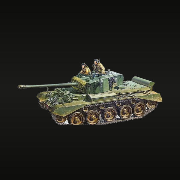 WWII British A34 Comet Tank with Crew 1/35 Resin Vehicle Kit