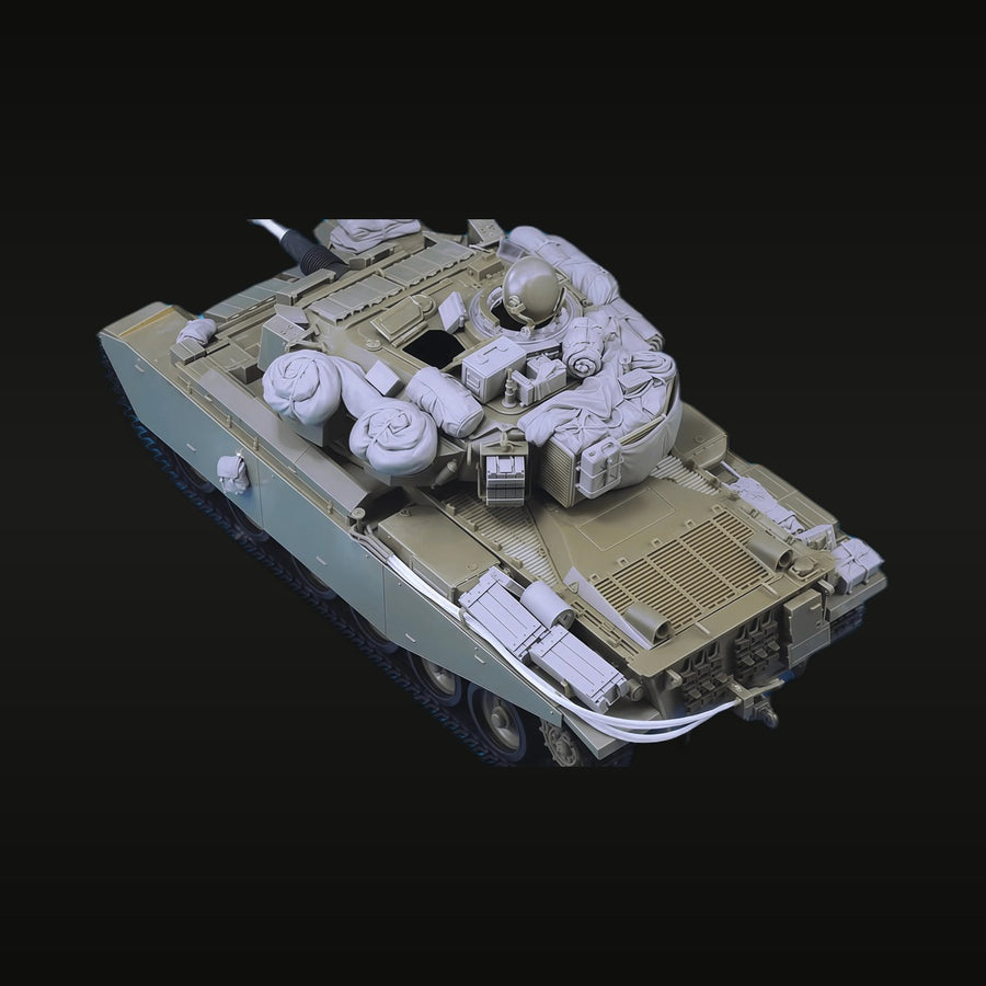 Modern Main Battle Tank (T-72/T-90 or Merkava type) 1/35 Resin Vehicle Kit - unpainted resin model kit