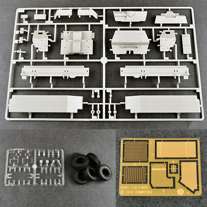 1/35 Trumpeter Assembly Model 01041 M142 High Mobility Artillery Rocket System (HIMARS) Plastic Scale Model Kit