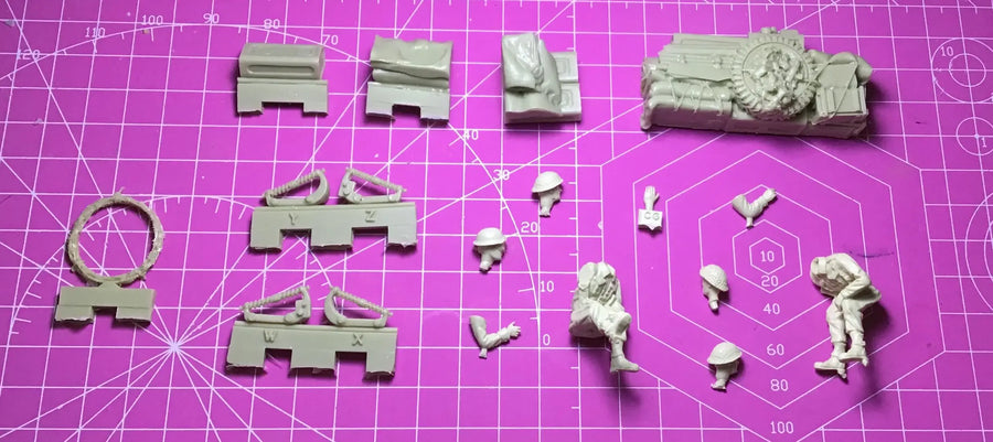 1/35 Resin Model Figure Gk，Unassembled and Unpainted Kit