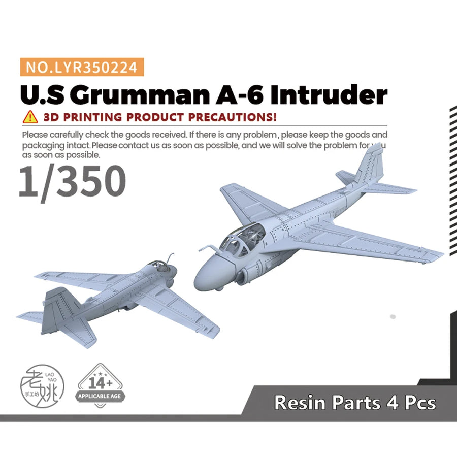 Yao'S Studio LYR224 1/144 1/200 1/350 1/700 1/1250 Grumman A-6 Intruder Military Model Kit