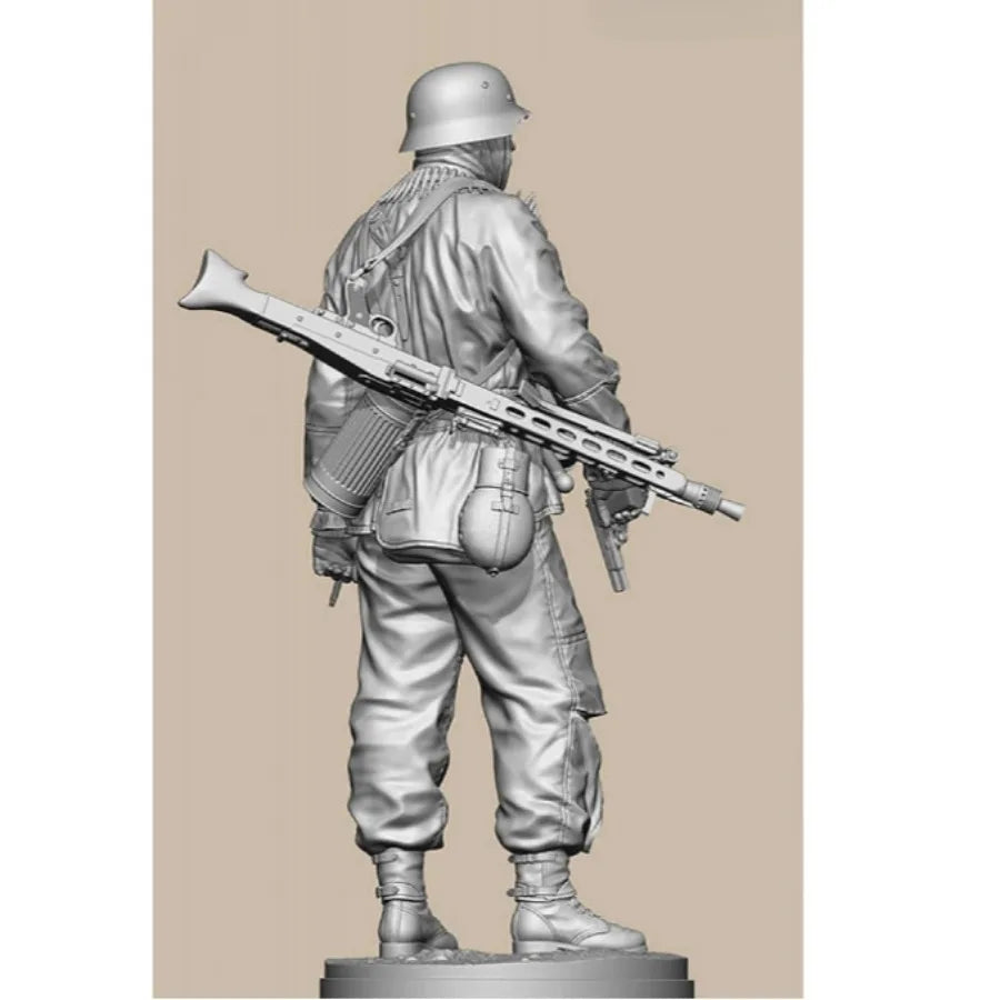 WWII German Infantry Soldier Torso & Legs 1/16 Resin Figure Kit - resin model view 4