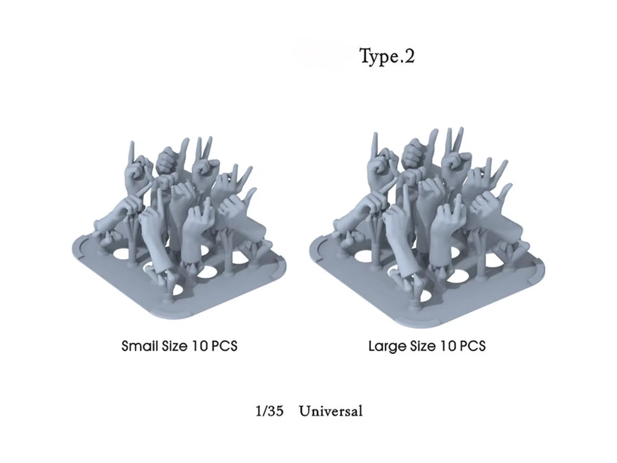 Sci-Fi Spiky Alien Creature Cluster Set 1/35 Resin Diorama Base - resin model view 2
