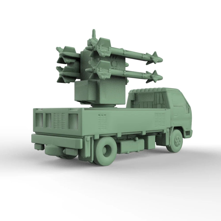 Modern Chinese Truck-Mounted Missile Launcher 1/48 Resin Vehicle Kit - resin model view 2