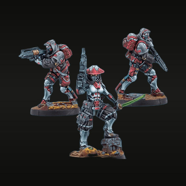 Sci-Fi Bounty Hunter Squad - 28mm Resin Figure Kit Set