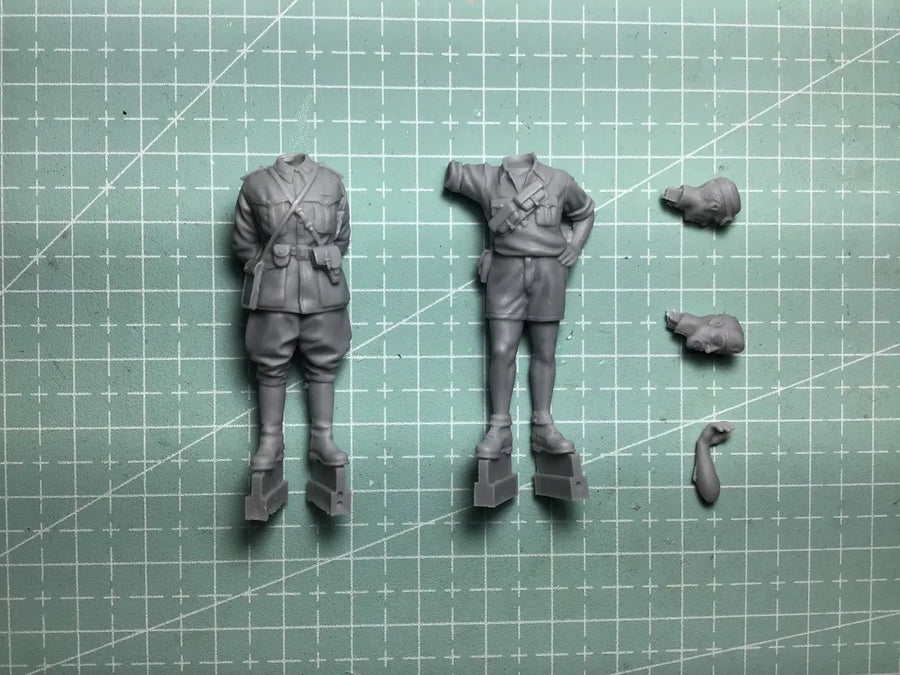 1/35 Resin Model Figure GK， Unassembled and Unpainted Kit