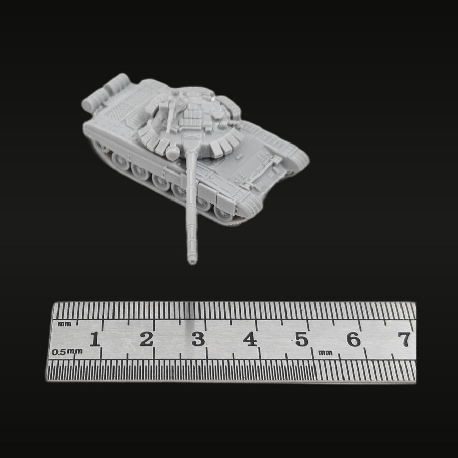 Modern Soviet T-72BM Main Battle Tank 1/285 Resin Model Kit - unpainted resin model kit