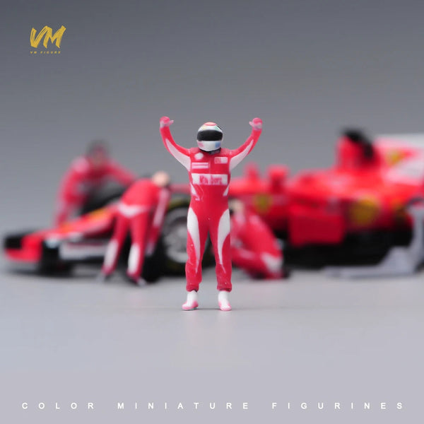 F1 Racing Driver Victory Celebration 1/64 Resin Figure Kit