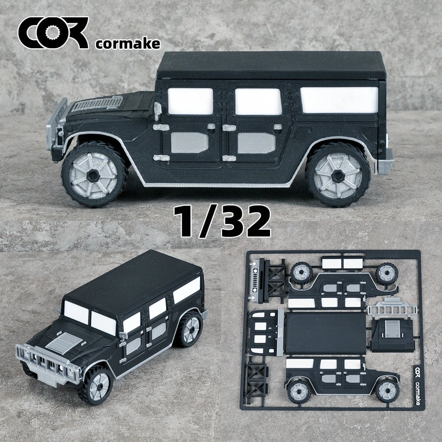 Assembly Scale Set Static Plastic Model Kit Car Off-Road Vehicle 1/32
