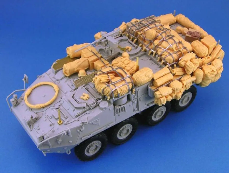 Modern US Army Stryker 8x8 with Stowage 1/35 Resin Vehicle Kit - resin model view 3