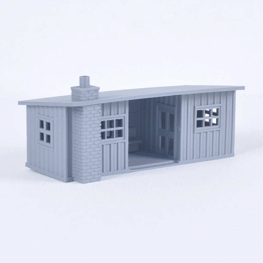 Assembly Architectural Sand Table Waiting Room Ticket Office Building Railway Railroad Diorama Scale Model Kit 1/64/72/87/150