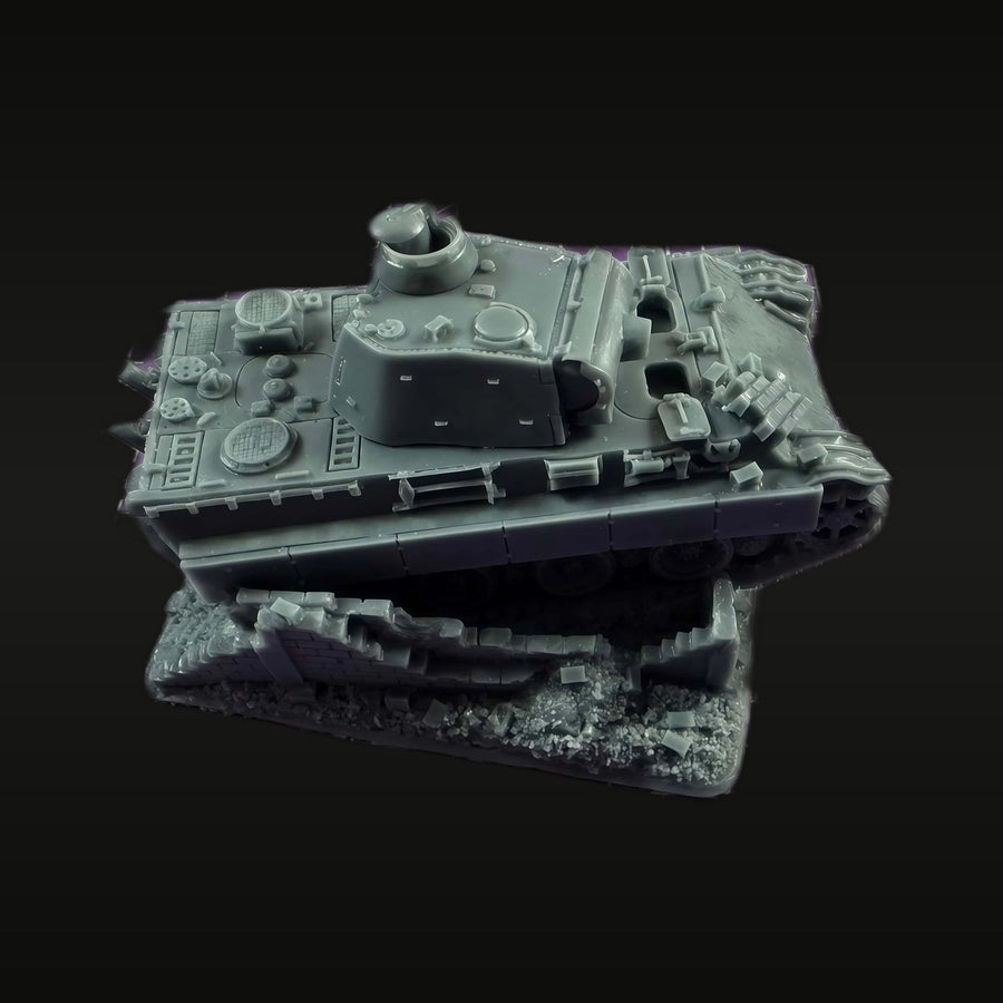WWII German Panzer IV Medium Tank 1/72 Scale Resin Model Kit - unpainted resin model kit