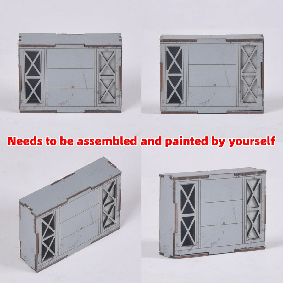 1/35 Sand Table Diorama Scale Model Kit Restaurant Cabinet Cupboard Sideboard Wine Cabinet Liquor Cabinet Dining Table & Chairs