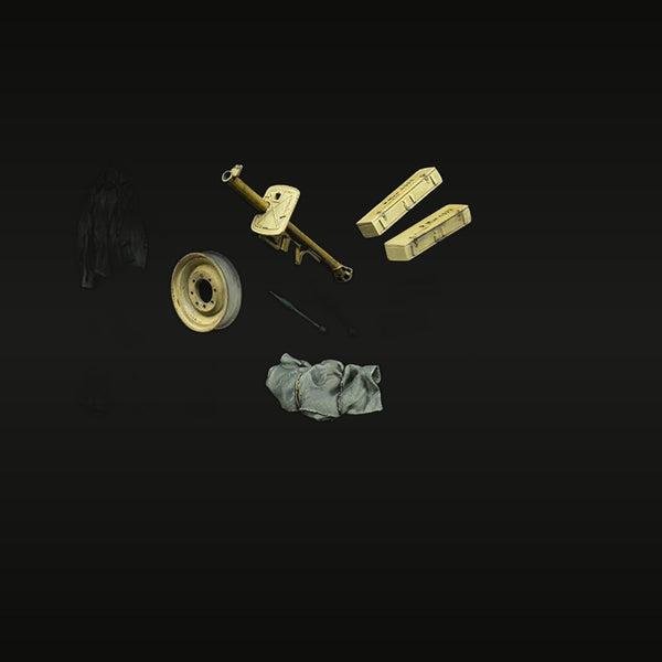 WWII German Sd.Kfz. 251 Halftrack Accessory Set 1/35 Resin Kit