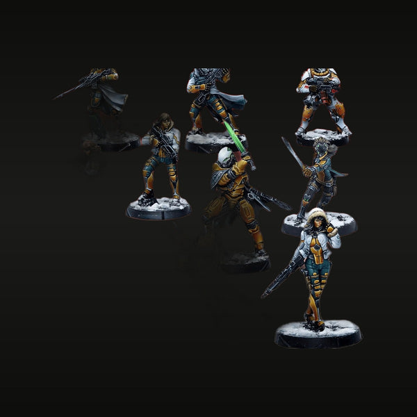 Sci-Fi Operatives Power Armor Team 28mm Resin Kit