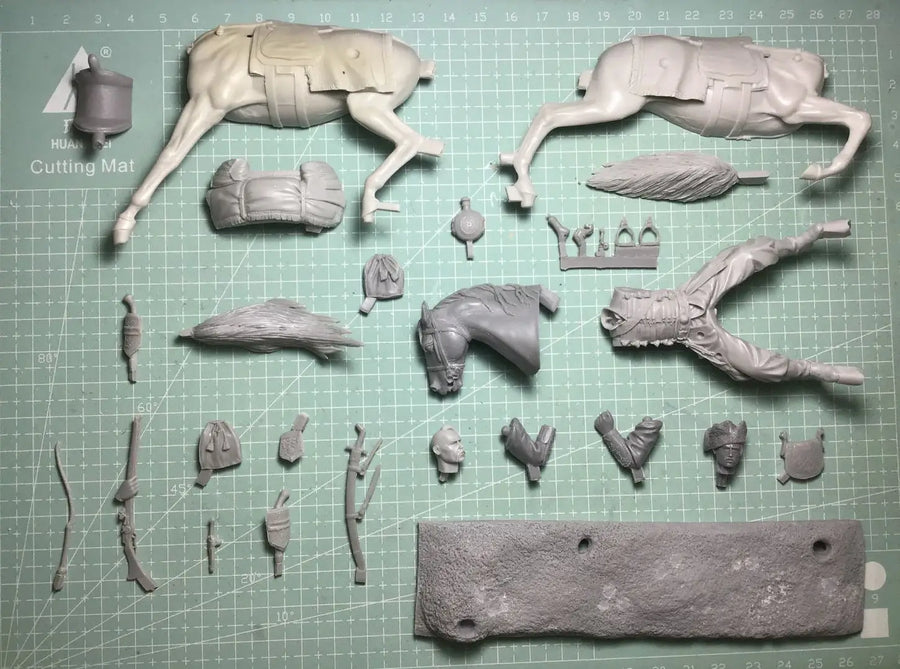 1/24 Resin Model Figure GK， Unassembled and Unpainted Kit