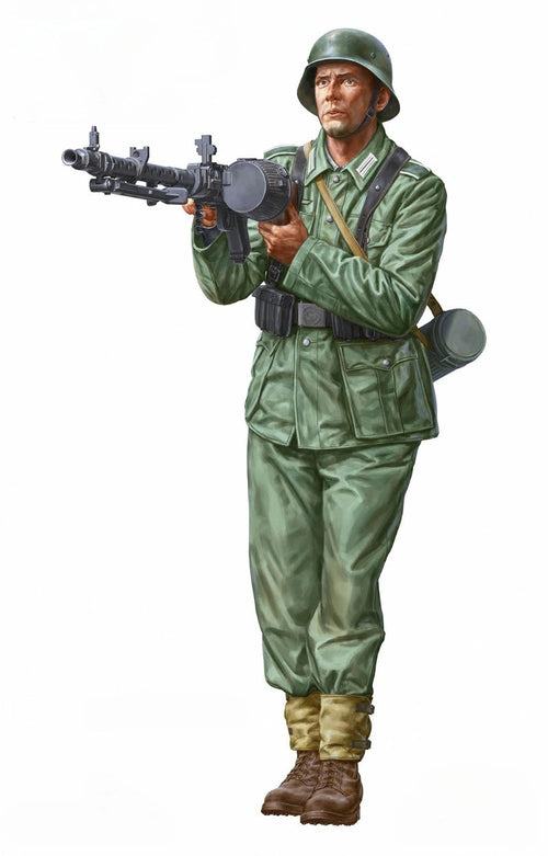 WWII German MG42 Gunner 1/16 Resin Figure Kit
