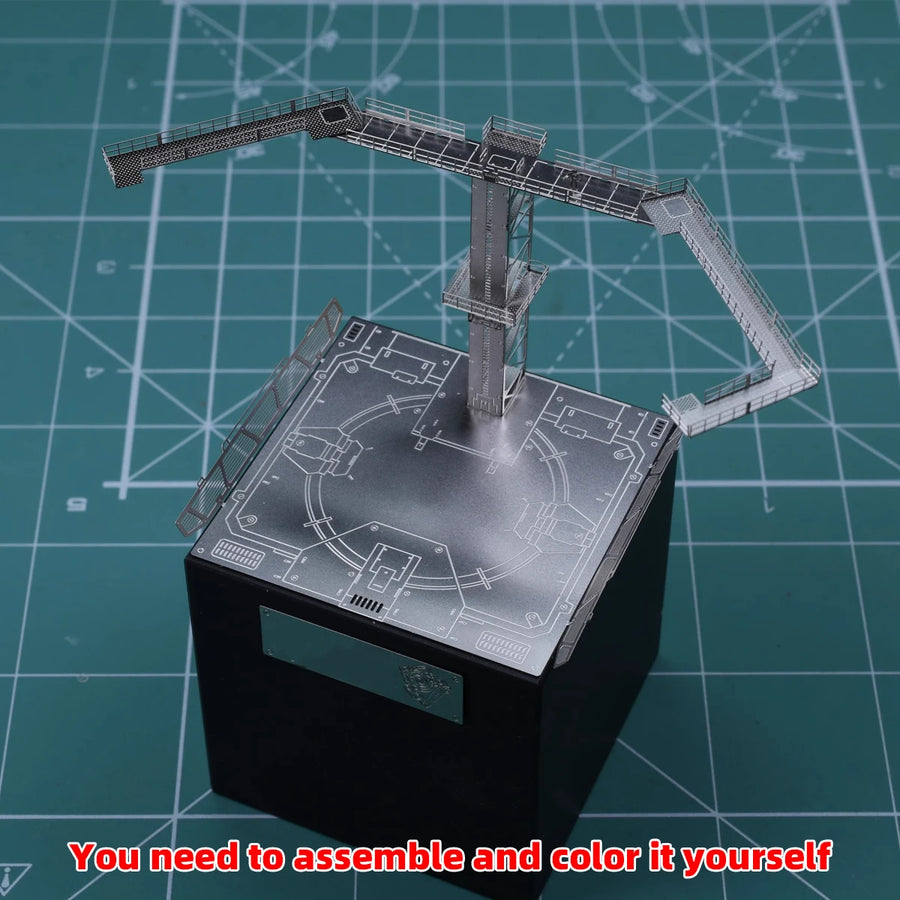 1/144 Photo Eatch PE Scale Model Kit Maintenance Platform Display Base Hobby Action Base Hobby Stand Accessory Figure HG RG BB