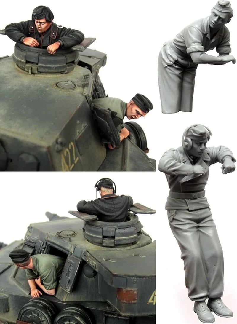 1/35 Resin Model Figure GK, Military Theme ，Unassembled and Unpainted Kit