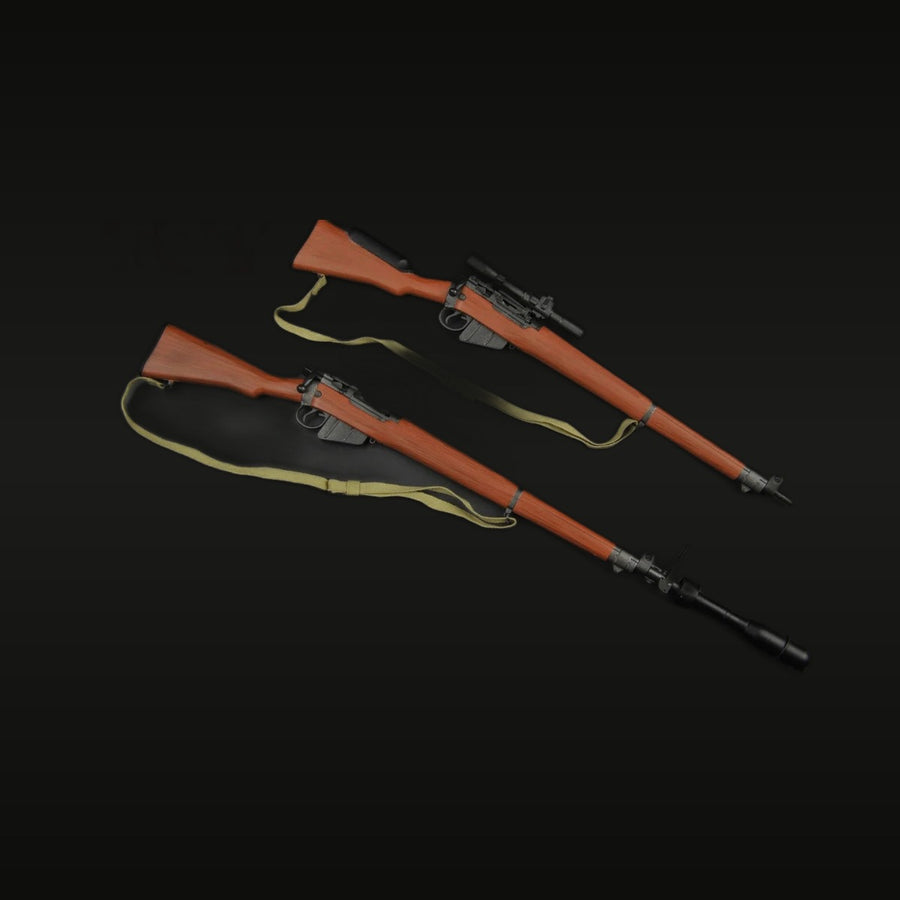 Lee-Enfield No.4 Mk.I Rifle Set with Slings 1/6 Resin Accessory Kit - unpainted resin model kit