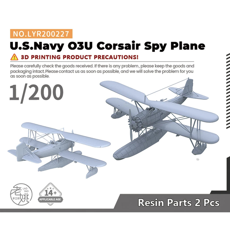 Yao'S Studio LYR227 1/144 1/200 1/350 1/700 Military Model Kit U.S.Navy O3U Corsair Spy Plane