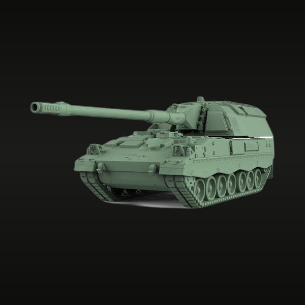 Modern German PzH2000 Self-Propelled Howitzer 1/144 Resin Vehicle Kit