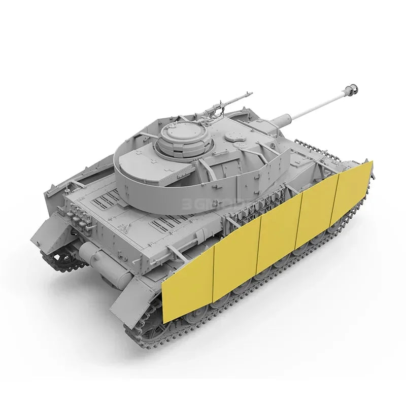 Model Assembling Scale Model Kit BT-025 Pz.Kpfw.Iv Ausf.J Eaely/ Mid & Rail Way Flatbed Ommr 1/35 Scale