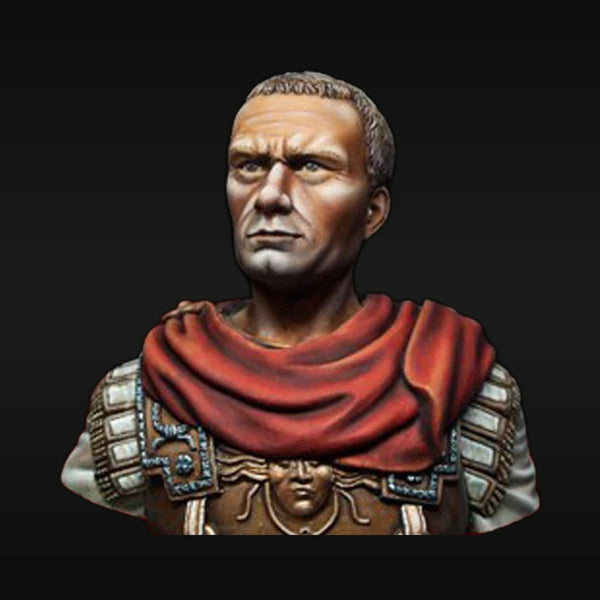 Ancient Roman General with Ornate Armor 1/10 Resin Bust Kit