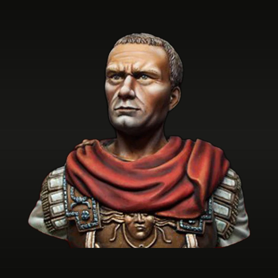 Ancient Roman General with Ornate Armor 1/10 Resin Bust Kit - unpainted resin model kit