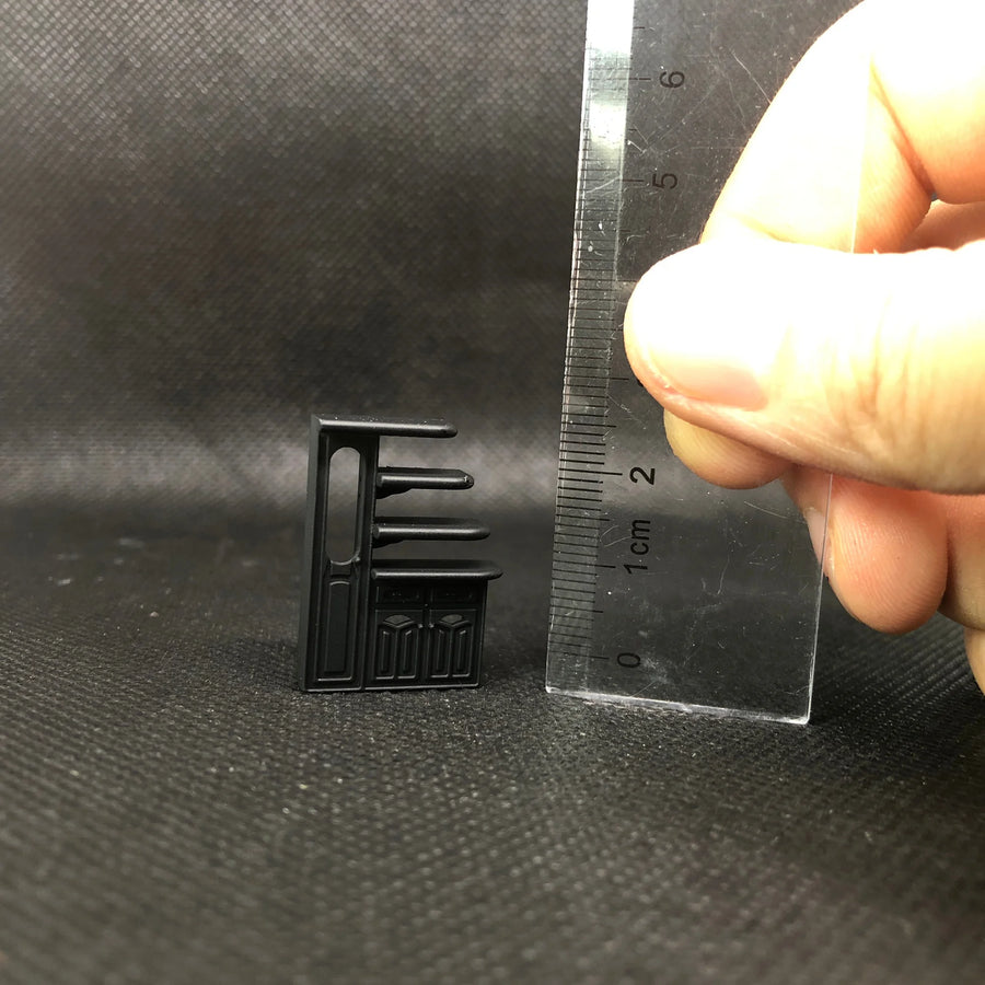 1/64 Parking Scene Tire Rack Tool Stand Red Brick Graffiti American Style Garage Accessories Car Repair Factory Display Props